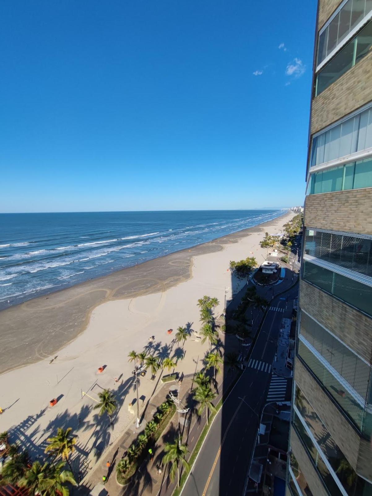 Apartamento Kitnet Pe Na Areia Praia Ocian Прая-Гранди Экстерьер фото