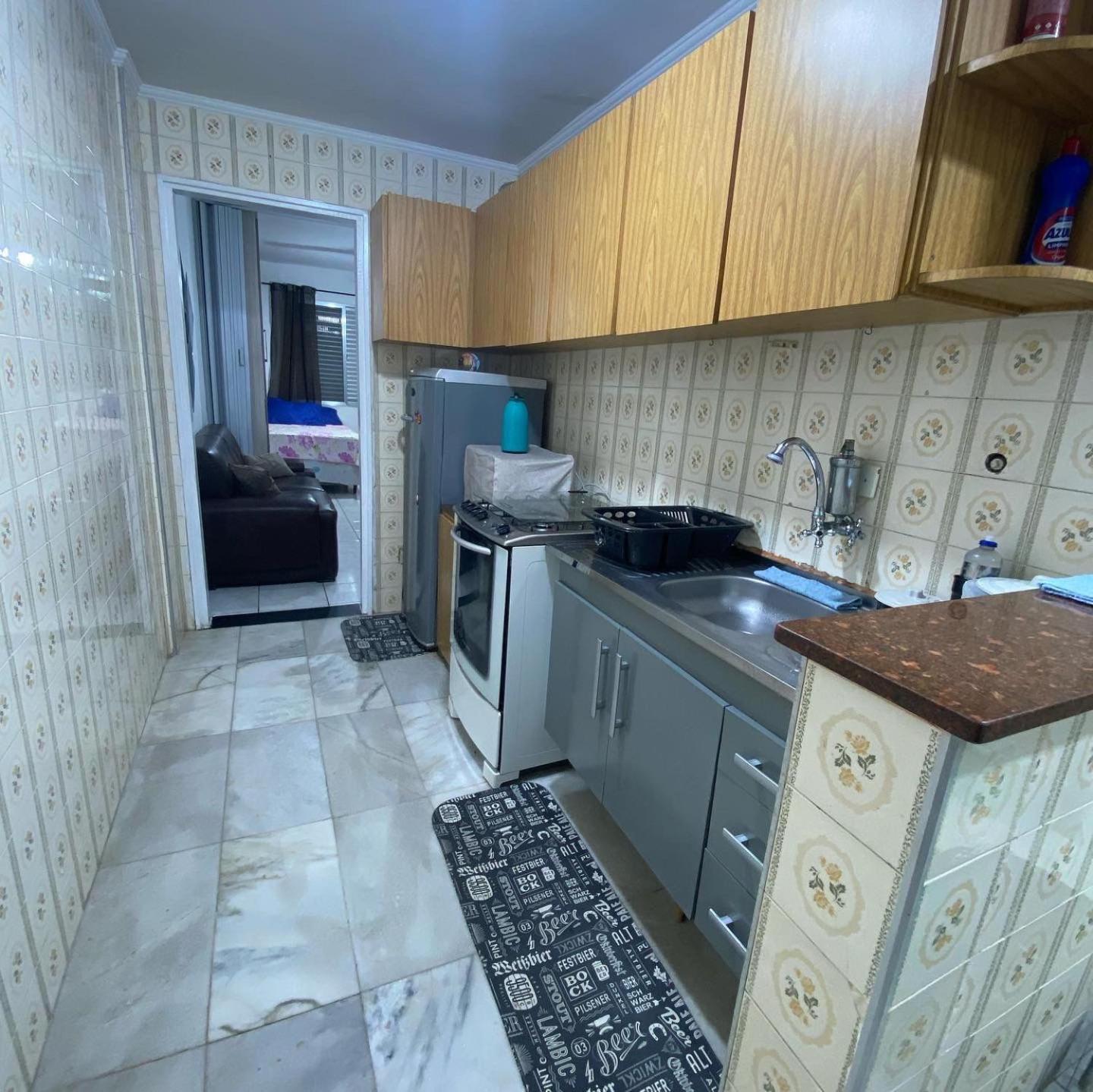 Apartamento Kitnet Pe Na Areia Praia Ocian Прая-Гранди Экстерьер фото