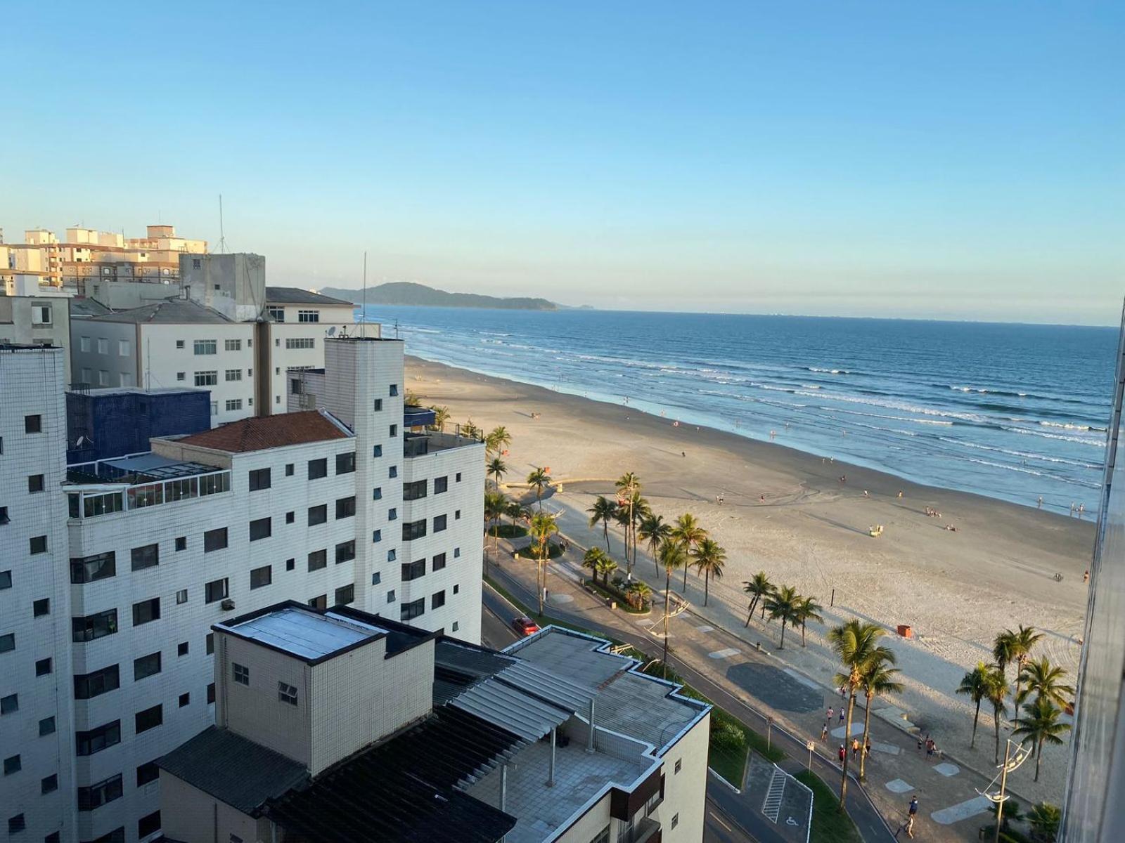 Apartamento Kitnet Pe Na Areia Praia Ocian Прая-Гранди Экстерьер фото